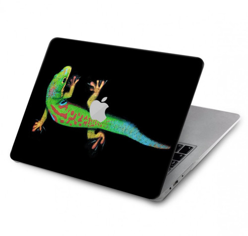 S0125 緑ヤモリ Green Madagascan Gecko MacBook Air 13″ (2022,2024) - A2681, A3113 ケース・カバー