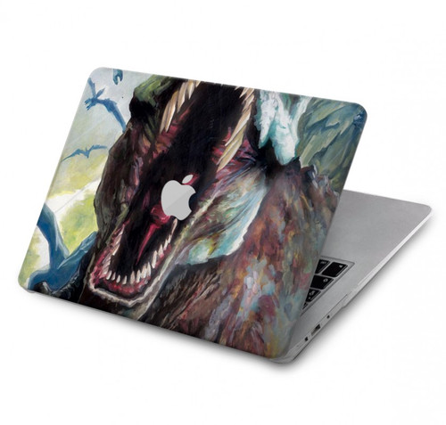 S1453 恐竜 チラノサウルス Trex Tyrannosaurus Rex Dinosaur MacBook Air 13″ (2022,2024) - A2681, A3113 ケース・カバー