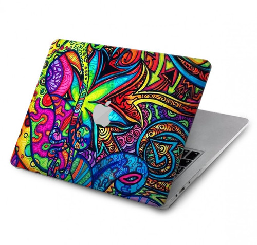 S3255 カラフルパターン Colorful Art Pattern MacBook Air 13″ (2022,2024) - A2681, A3113 ケース・カバー