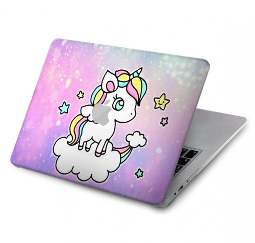 S3256 かわいいユニコーンの漫画 Cute Unicorn Cartoon MacBook Air 13″ (2022,2024) - A2681, A3113 ケース・カバー