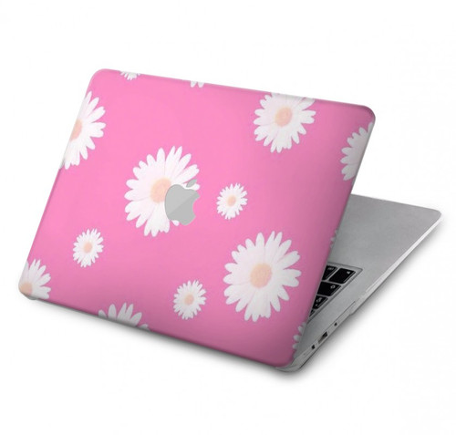 S3500 ピンクの花柄 Pink Floral Pattern MacBook Air 13″ (2022,2024) - A2681, A3113 ケース・カバー