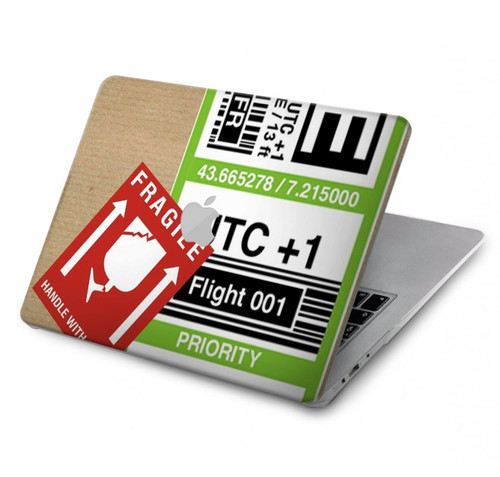 S3543 荷物タグアート Luggage Tag Art MacBook Air 13″ (2022,2024) - A2681, A3113 ケース・カバー