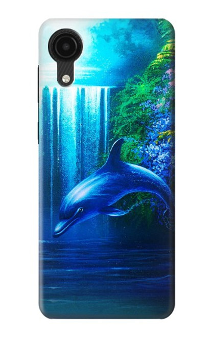 S0385 イルカ Dolphin Samsung Galaxy A03 Core バックケース、フリップケース・カバー