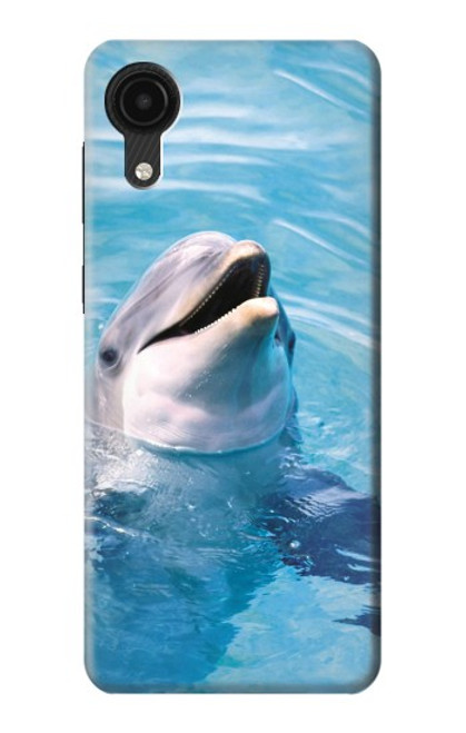 S1291 イルカ Dolphin Samsung Galaxy A03 Core バックケース、フリップケース・カバー