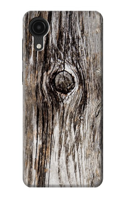 S2844 古い木材樹皮 グラフィック Old Wood Bark Printed Samsung Galaxy A03 Core バックケース、フリップケース・カバー