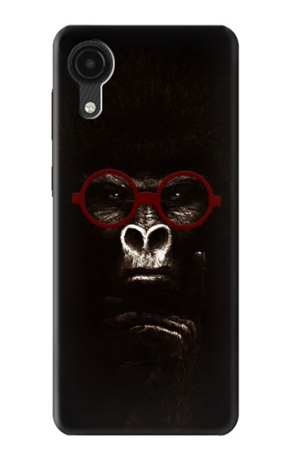 S3529 思考ゴリラ Thinking Gorilla Samsung Galaxy A03 Core バックケース、フリップケース・カバー