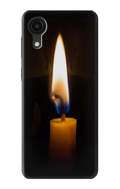 S3530 仏 Buddha Candle Burning Samsung Galaxy A03 Core バックケース、フリップケース・カバー
