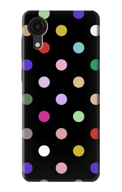 S3532 カラフルな水玉 Colorful Polka Dot Samsung Galaxy A03 Core バックケース、フリップケース・カバー