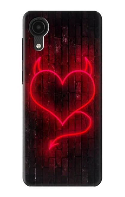 S3682 デビルハート Devil Heart Samsung Galaxy A03 Core バックケース、フリップケース・カバー