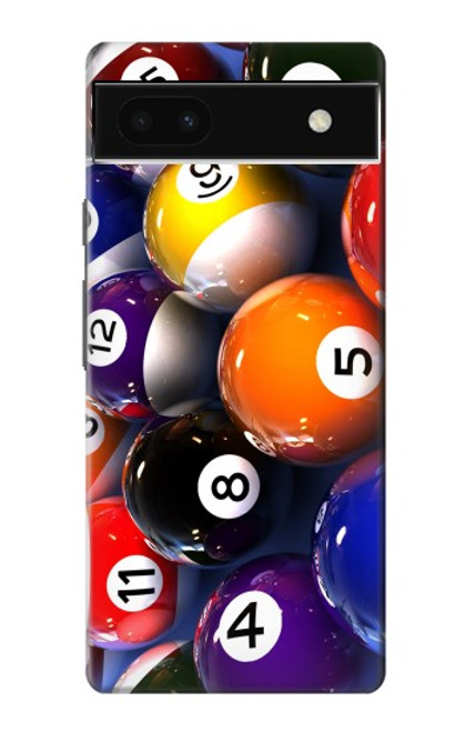 S2238 ビリヤードプールボール Billiard Pool Ball Google Pixel 6a バックケース、フリップケース・カバー