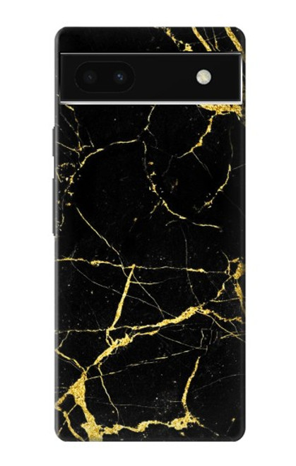 S2896 ゴールドマーブルグラフィックプリント Gold Marble Graphic Printed Google Pixel 6a バックケース、フリップケース・カバー