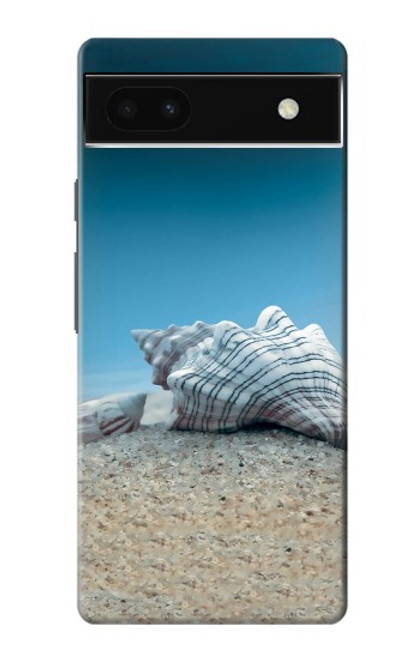 S3213 海 海の貝殻 Sea Shells Under the Sea Google Pixel 6a バックケース、フリップケース・カバー