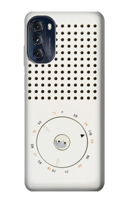 S1857 レトロなトランジスタラジオ Retro Transistor Radio Motorola Moto G (2022) バックケース、フリップケース・カバー