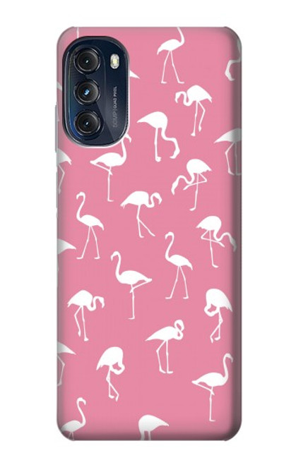 S2858 ピンクフラミンゴ柄 Pink Flamingo Pattern Motorola Moto G (2022) バックケース、フリップケース・カバー