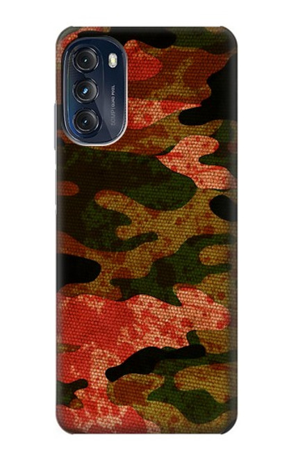 S3393 カモフラージュ 血液 Camouflage Blood Splatter Motorola Moto G (2022) バックケース、フリップケース・カバー