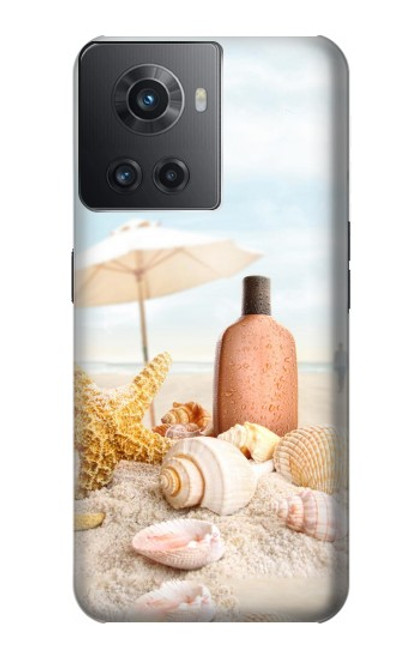 S1425 浜ときれいな貝殻 Seashells on The Beach OnePlus Ace バックケース、フリップケース・カバー