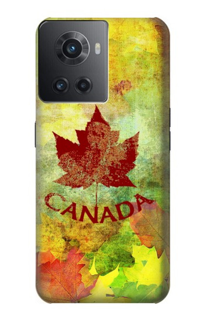 S2523 カナダ秋のメープルリーフ Canada Autumn Maple Leaf OnePlus Ace バックケース、フリップケース・カバー