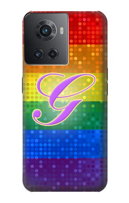 S2899 レインボーLGBTゲイプライド旗 Rainbow LGBT Gay Pride Flag OnePlus Ace バックケース、フリップケース・カバー