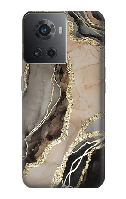 S3700 マーブルゴールドグラフィックプリント Marble Gold Graphic Printed OnePlus Ace バックケース、フリップケース・カバー