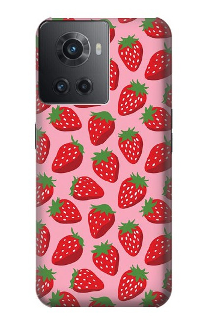 S3719 いちご柄 Strawberry Pattern OnePlus Ace バックケース、フリップケース・カバー