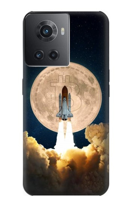 S3859 月へのビットコイン Bitcoin to the Moon OnePlus Ace バックケース、フリップケース・カバー