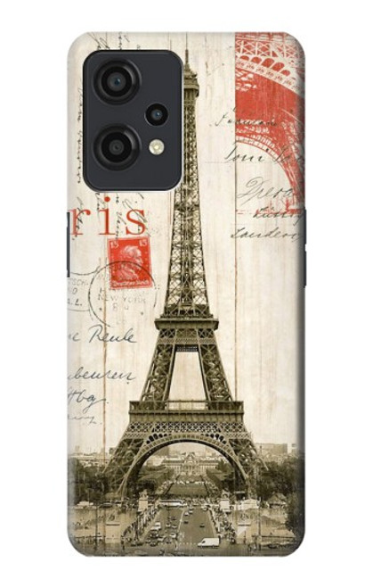 S2108 エッフェル塔パリポストカード Eiffel Tower Paris Postcard OnePlus Nord CE 2 Lite 5G バックケース、フリップケース・カバー