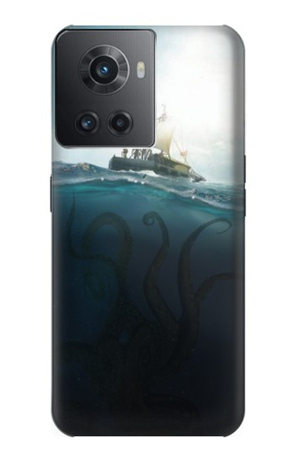 S3540 巨大なタコ Giant Octopus OnePlus 10R バックケース、フリップケース・カバー