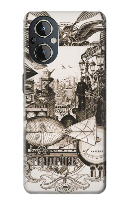 S1681 スチームパンク 図面 Steampunk Drawing OnePlus Nord N20 5G バックケース、フリップケース・カバー