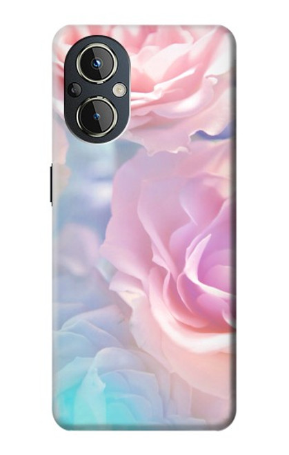 S3050 ヴィンテージパステルの花 Vintage Pastel Flowers OnePlus Nord N20 5G バックケース、フリップケース・カバー