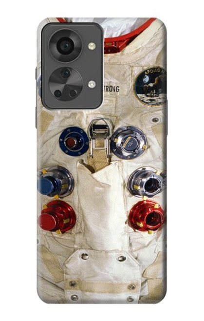 S2639 ニール・アームストロングホワイト宇宙飛行士の宇宙服 Neil Armstrong White Astronaut Space Suit OnePlus Nord 2T バックケース、フリップケース・カバー