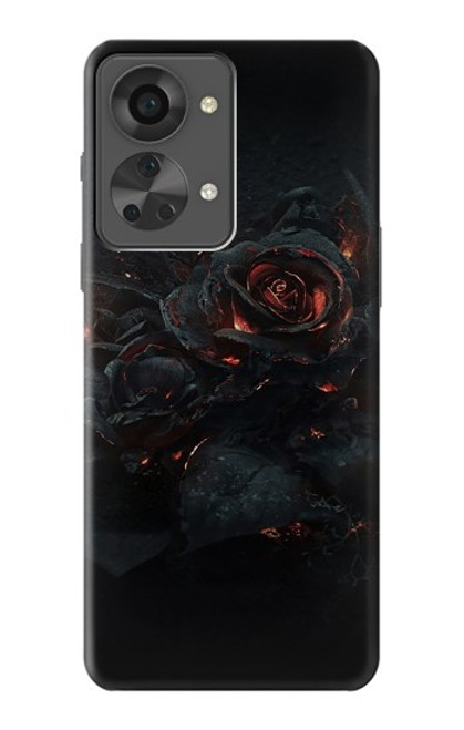 S3672 バーンドローズ Burned Rose OnePlus Nord 2T バックケース、フリップケース・カバー