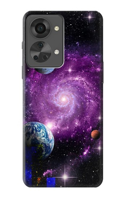 S3689 銀河宇宙惑星 Galaxy Outer Space Planet OnePlus Nord 2T バックケース、フリップケース・カバー