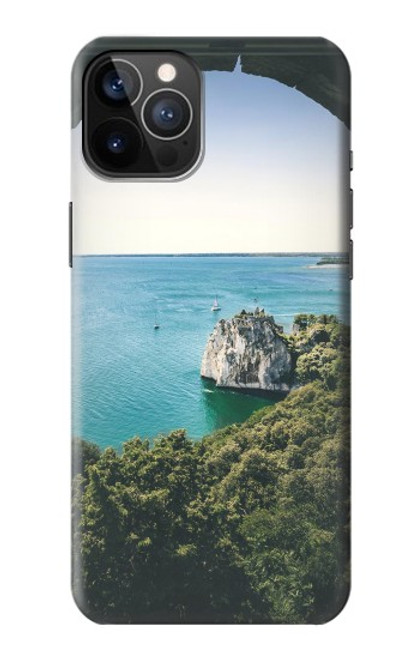 S3865 ヨーロッパ ドゥイーノ ビーチ イタリア Europe Duino Beach Italy iPhone 12, iPhone 12 Pro バックケース、フリップケース・カバー