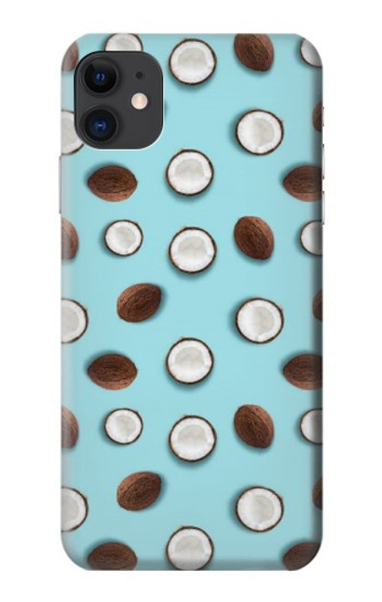 S3860 ココナッツドット柄 Coconut Dot Pattern iPhone 11 バックケース、フリップケース・カバー