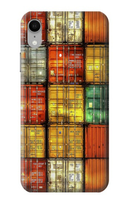 S3861 カラフルなコンテナ ブロック Colorful Container Block iPhone XR バックケース、フリップケース・カバー