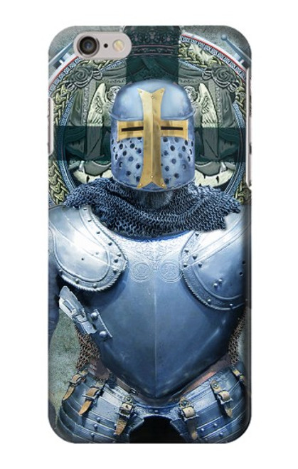 S3864 中世テンプル騎士団重鎧騎士 Medieval Templar Heavy Armor Knight iPhone 6 6S バックケース、フリップケース・カバー