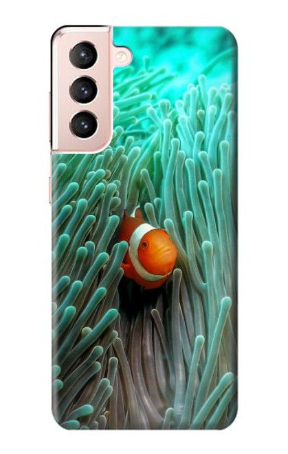 S3893 カクレクマノミ Ocellaris clownfish Samsung Galaxy S21 5G バックケース、フリップケース・カバー