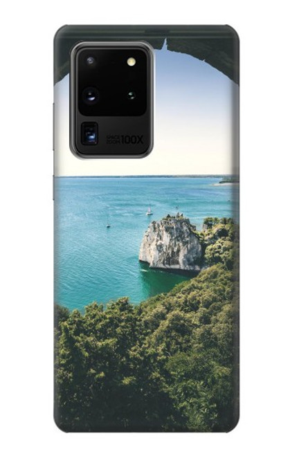 S3865 ヨーロッパ ドゥイーノ ビーチ イタリア Europe Duino Beach Italy Samsung Galaxy S20 Ultra バックケース、フリップケース・カバー