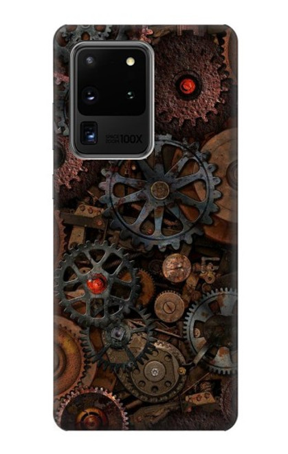 S3884 スチーム パンクな機械の歯車 Steampunk Mechanical Gears Samsung Galaxy S20 Ultra バックケース、フリップケース・カバー