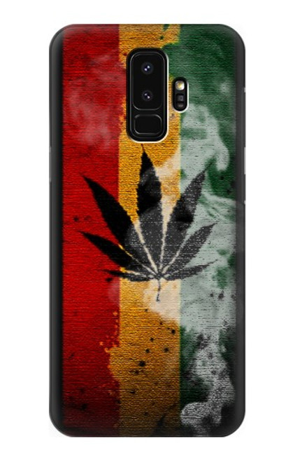 S3890 レゲエ ラスタ フラッグ スモーク Reggae Rasta Flag Smoke Samsung Galaxy S9 Plus バックケース、フリップケース・カバー