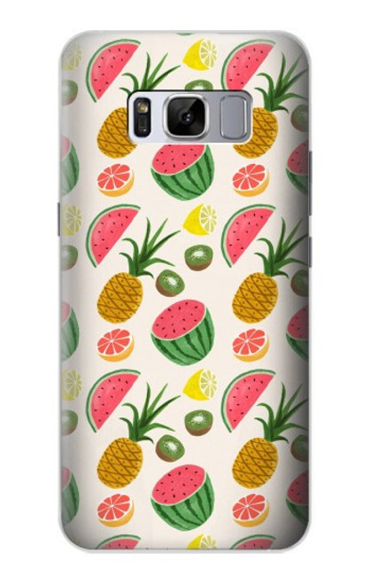 S3883 フルーツ柄 Fruit Pattern Samsung Galaxy S8 バックケース、フリップケース・カバー