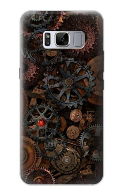 S3884 スチーム パンクな機械の歯車 Steampunk Mechanical Gears Samsung Galaxy S8 バックケース、フリップケース・カバー