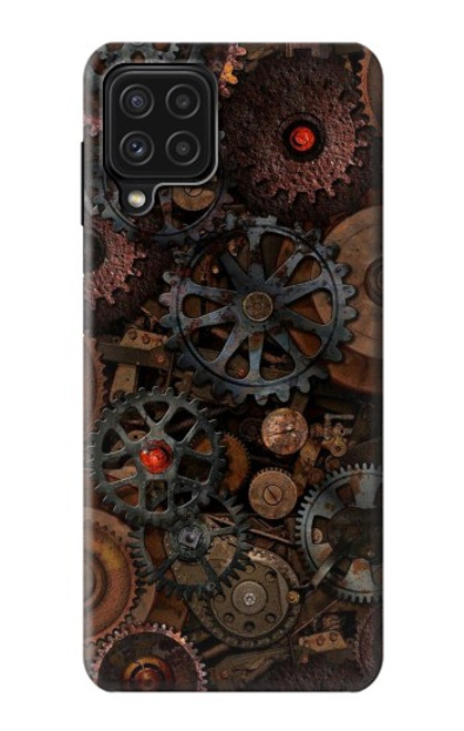 S3884 スチーム パンクな機械の歯車 Steampunk Mechanical Gears Samsung Galaxy A22 4G バックケース、フリップケース・カバー