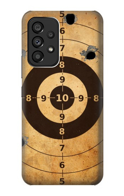 S3894 ペーパーガン射撃標的 Paper Gun Shooting Target Samsung Galaxy A53 5G バックケース、フリップケース・カバー