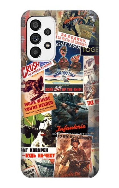 S3905 ビンテージ アーミー ポスター Vintage Army Poster Samsung Galaxy A73 5G バックケース、フリップケース・カバー
