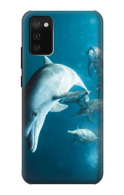 S3878 イルカ Dolphin Samsung Galaxy A02s, Galaxy M02s  (NOT FIT with Galaxy A02s Verizon SM-A025V) バックケース、フリップケース・カバー