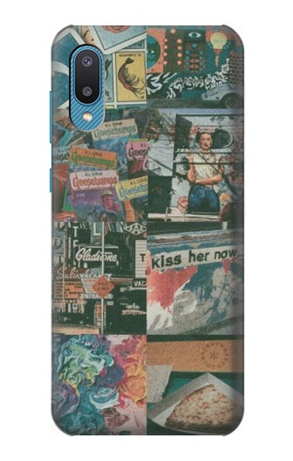 S3909 ビンテージ ポスター Vintage Poster Samsung Galaxy A04, Galaxy A02, M02 バックケース、フリップケース・カバー