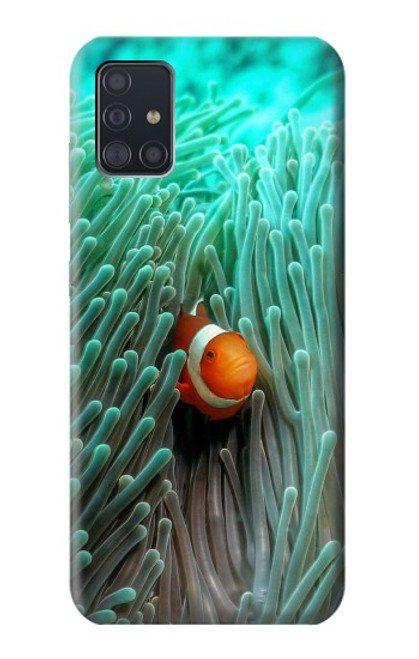 S3893 カクレクマノミ Ocellaris clownfish Samsung Galaxy A51 バックケース、フリップケース・カバー