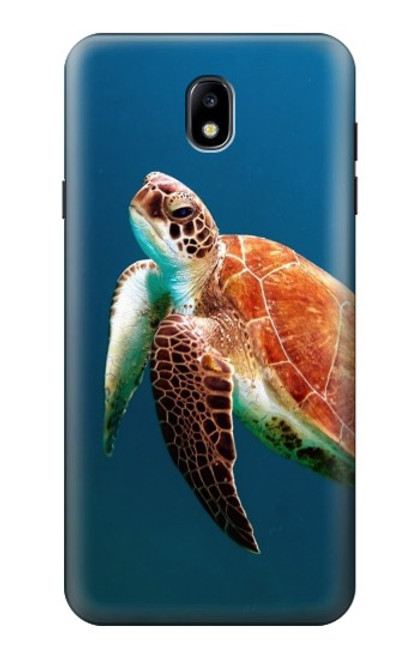 S3899 ウミガメ Sea Turtle Samsung Galaxy J7 (2018), J7 Aero, J7 Top, J7 Aura, J7 Crown, J7 Refine, J7 Eon, J7 V 2nd Gen, J7 Star バックケース、フリップケース・カバー