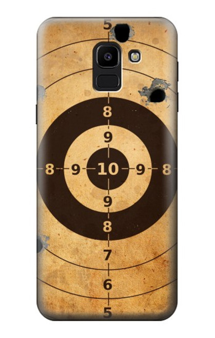 S3894 ペーパーガン射撃標的 Paper Gun Shooting Target Samsung Galaxy J6 (2018) バックケース、フリップケース・カバー